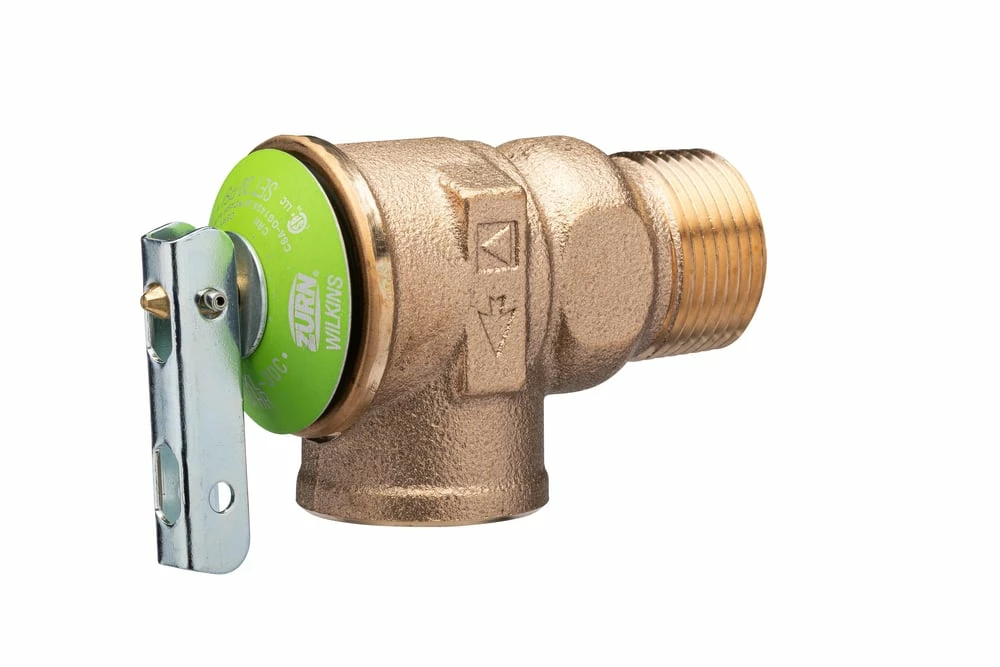 Budget 😍 Zurn Wilkins P1000AXL 3/4 in. Cast Brass and Bronze and Stainless Steel and Silicone MNPT x FNPT 30# Relief Valve 😍