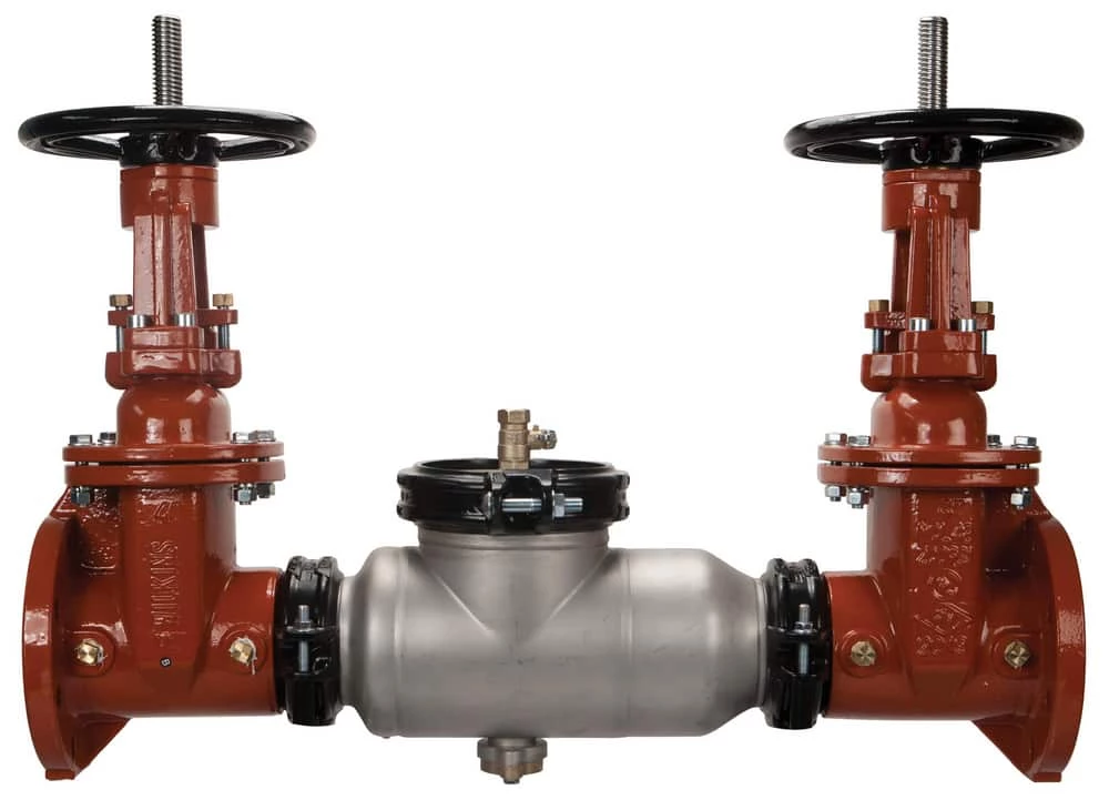 Brand new ๐ฅฐ Zurn Wilkins Model 350AST 4 in. Ductile Iron Grooved 350 psi Backflow Preventer โ