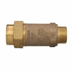 Discount ✨ Zurn Wilkins 700XL 1 in. Cast Bronze Union Female Meter x Male Meter Threaded 175 psi Backflow Preventer 😍