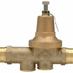 Cheapest 🔥 Zurn Wilkins 600XLDM 3/4 in. 300 psi Cast Bronze and Buna-N Double Male Meter Pressure Reducing Valve 🔔