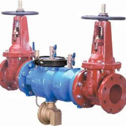 Promo 🔔 Zurn Wilkins 375 2-1/2 in. Epoxy 🧥 Coated Ductile Iron Flanged x Grooved 175 psi Backflow Preventer ⌛
