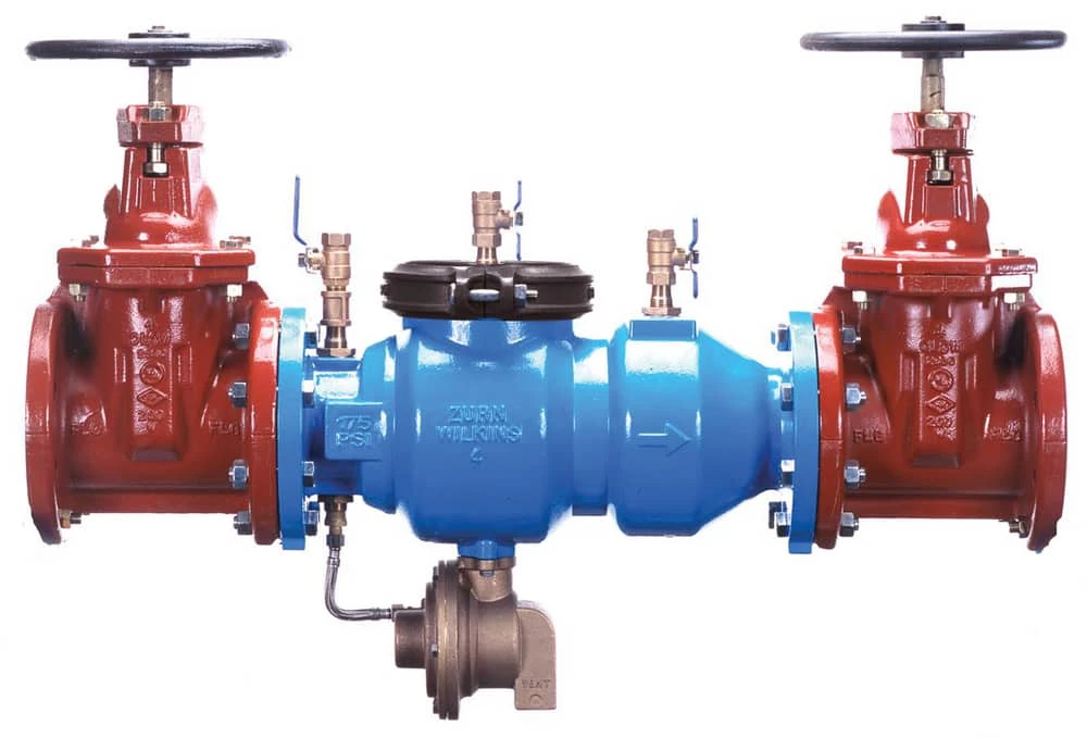 Coupon 😍 Zurn Wilkins 375 8 in. Epoxy 🧥 Coated Ductile Iron Flanged x Grooved 175 psi Backflow Preventer 🌟