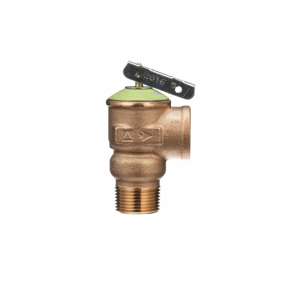 Promo ✨ Zurn Wilkins P1000AXL 3/4 in. Cast Brass-Bronze-Stainless Steel-Silicone MNPT x FNPT 125# Relief Valve 😍