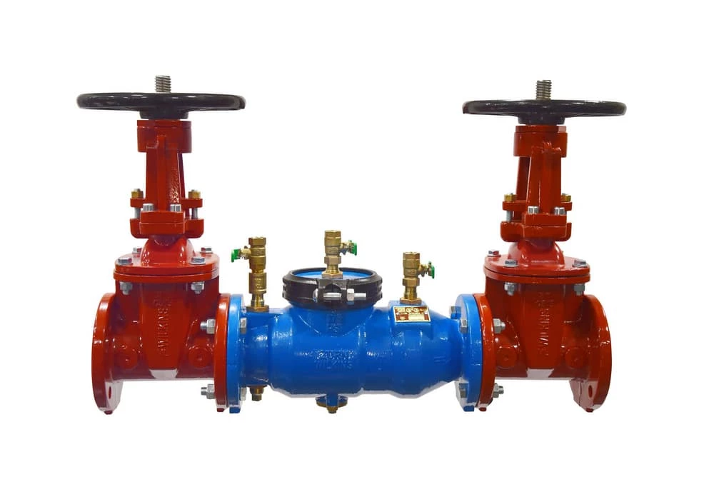 Top 10 😍 Zurn Wilkins 350 3 in. Epoxy 🧥 Coated Ductile Iron Flanged 175 psi Backflow Preventer ⭐